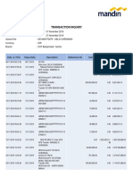 Transaction Inquiry: Date & Time Value Date Description Debit Credit Reference No. Saldo