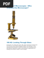 History of Microscope