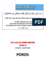 Kuliah Elemen Mesin Part 6 (Poros)