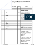 PAG 1 Mark Scheme