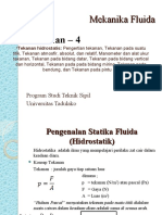 Pertemuan - 4: Mekanika Fluida