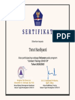 SERTIFIKAT Tutut Hardiyanti