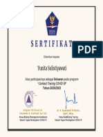 SERTIFIKAT Yunita Sulistiyawati