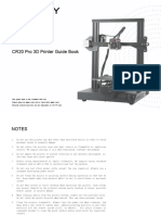 CR20 Pro 3D Printer Guide Book