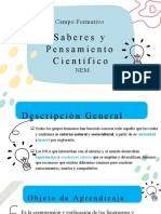 Campo Formativo: Saberes y Pensamiento Científico