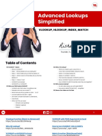 Excel - Advanced Lookups Simplified Guidebook