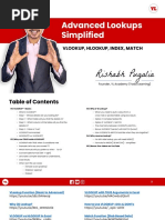 Excel - Advanced Lookups Simplified Guidebook