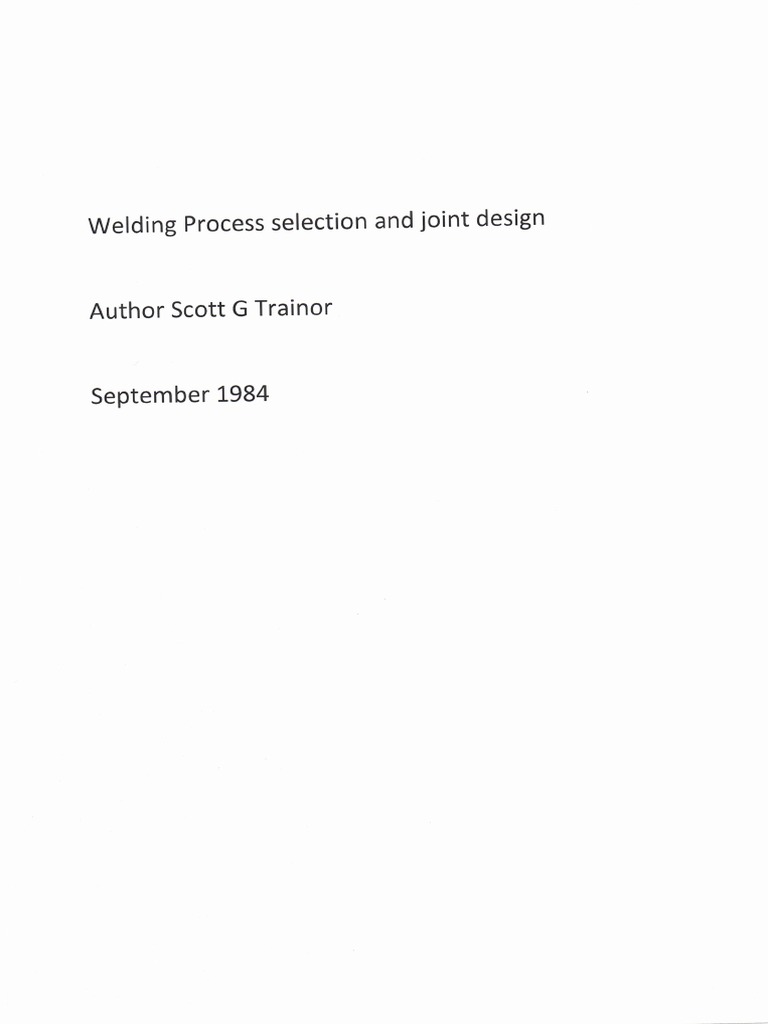 Process selection and joint design pdf