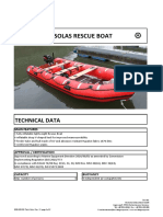 DSB 420 IRB Rescue Boat Technical Specs