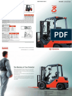 Toyota 8FG/8FD 1.0 to 3.5 Ton Engine Powered Forklift: Comfort and Visibility