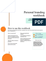 Personal Branding Workbook: Learn How To Create Your Personal Brand Story For Your Resume, Social