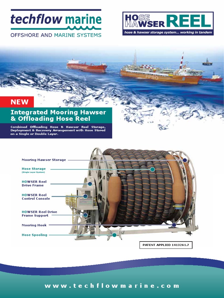 Integrated Mooring Hawser & Offloading Hose Reel | PDF