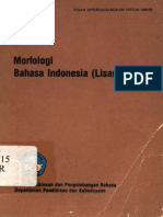 MORFOLOGI BAHASA INDONESIA