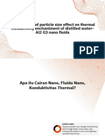 Investigation of Particle Size Effect On Thermal Conductivity Enchantment of Distilled Water-Al2 O3 Nano Fluids