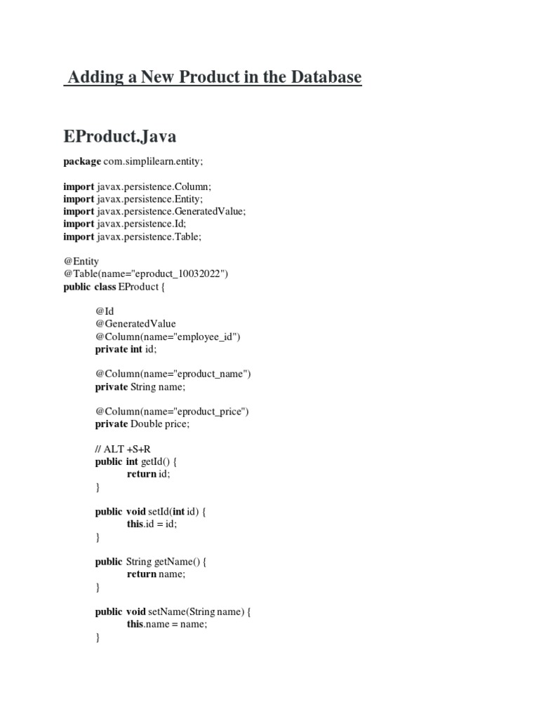 DataBase - Source Code | PDF | Data Management | Java Specification ...