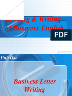 Reading & Writing of Business English