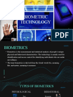 Biometric Technology: Group 1
