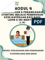 Modul 4 Pencegahan Dan Penanganan Stunting Melalui Pemenuhan Kesejahteraan Bayi Baru Lahir Dan Ibu Menyusui