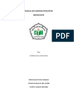 Makalah Farmakoterapi Iii Meningitis: Oleh: NURINAYAH (1848201064)