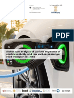 Analysis of India's electric mobility and low-carbon transport sectors