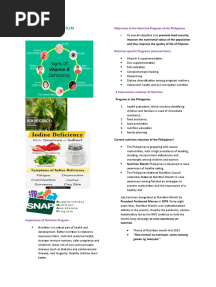 DOH NUTRITION PROGRAM CHN Reviewer