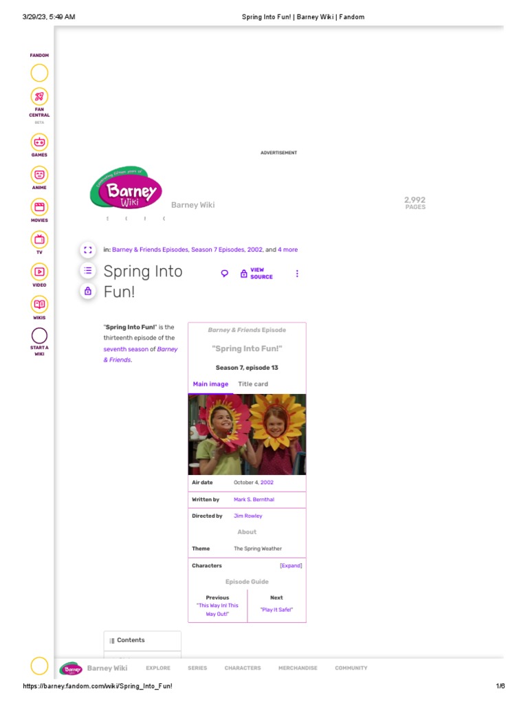 Spring into fun barney wiki fandom pdf fandom