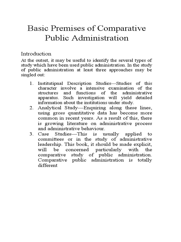 basic-premises-of-comparative-public-administration-pdf-public
