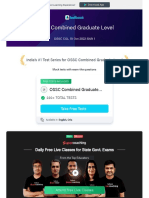 OSSC Combined Graduate Level 220+ Tests Free