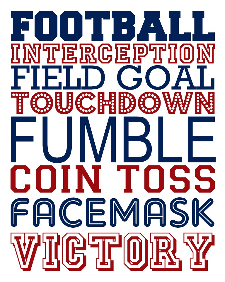 Football Subway Art 3 PDF