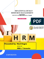 International Human Resource Management Model: CASE STUDY-With Regard To HR Practices of