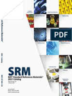 NIST Standard Reference Materials® 2021 Catalog
