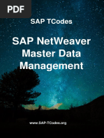 SAP-TCodes Module MDM-EN