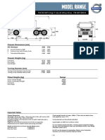 FM 66T B9CS Chassis Dimensions and Weights