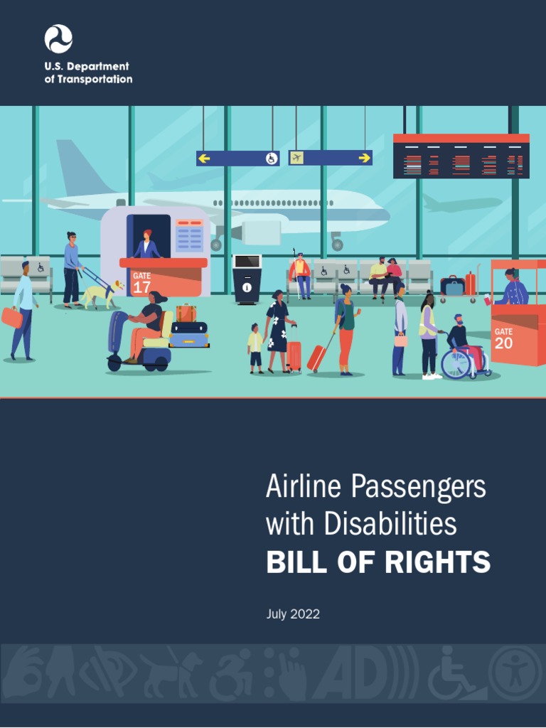 Airline Passengers With Disabilities Bill of Rights PDF Airport