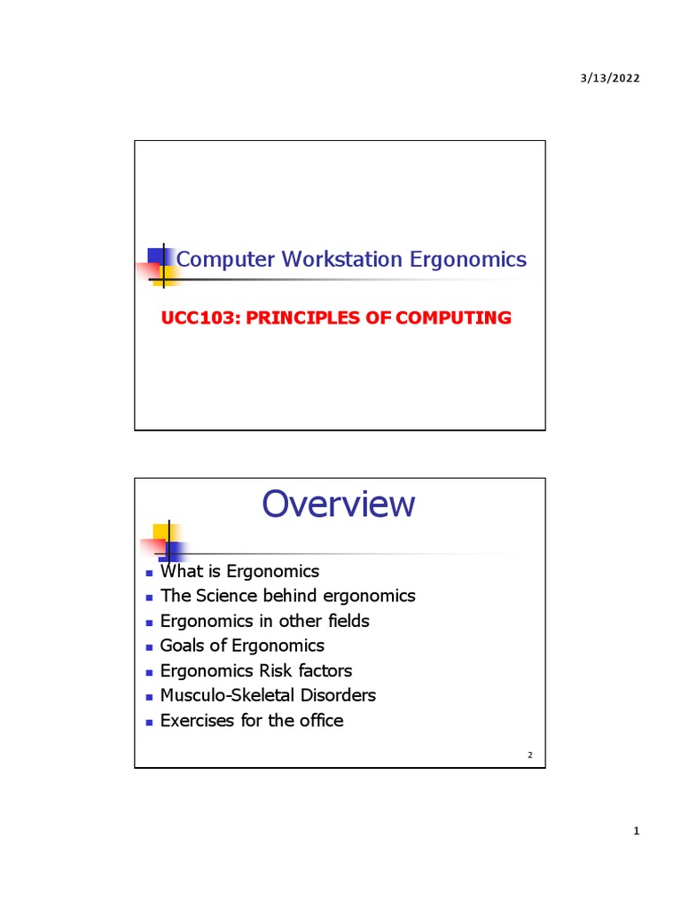 Chapter14 Computer Ergonomics Download Free Pdf Human Factors And