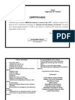 CERTIFICADO - Ponte Rolante Empresa - MOREL 20011