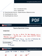 Teoria Geral do Crime: conceitos e classificação
