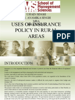 Uses of Insurance Policy in Rural Areas