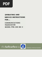 094-006622 Hallicrafters FPM-300 MK II Operating and Service Instructions Feb1974