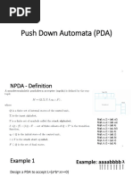 13-Push Down Automata (PDA)