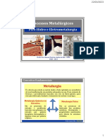 Processos Metalúrgicos: Piro Hidro e Eletrometalurgia