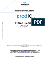 Installation Instructions Office License Prod - IQ V3.14 - EN