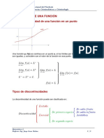 Continuidad de Funciones