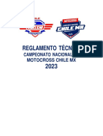 Reglamento Técnico: Campeonato Nacional de Motocross Chile MX