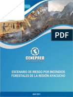 Escenario de Riesgo Por Incendios Forestales de La Región Ayacucho