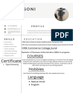 Grey Clean CV Resume Photo