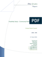 Orston Parish Council Feasibility Report - V3