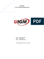 Resume Ti & Telekomunikasi (RJ) : Nama: Dimas Ramadhan NPM: 2020110082 Prodi: Teknik Informatika