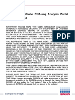 Qiagen Geneglobe Rna-Seq Analysis Portal User Agreement: Sample To Insight