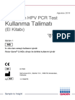 Kullanma Talimatı: Qiascreen HPV PCR Test (El Kitabı)